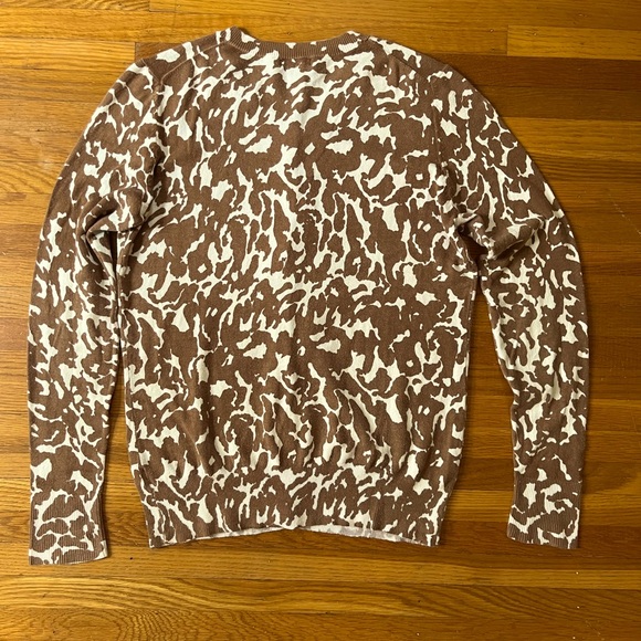 Merona Brown Patterned Cardigan - Picture 2 of 6